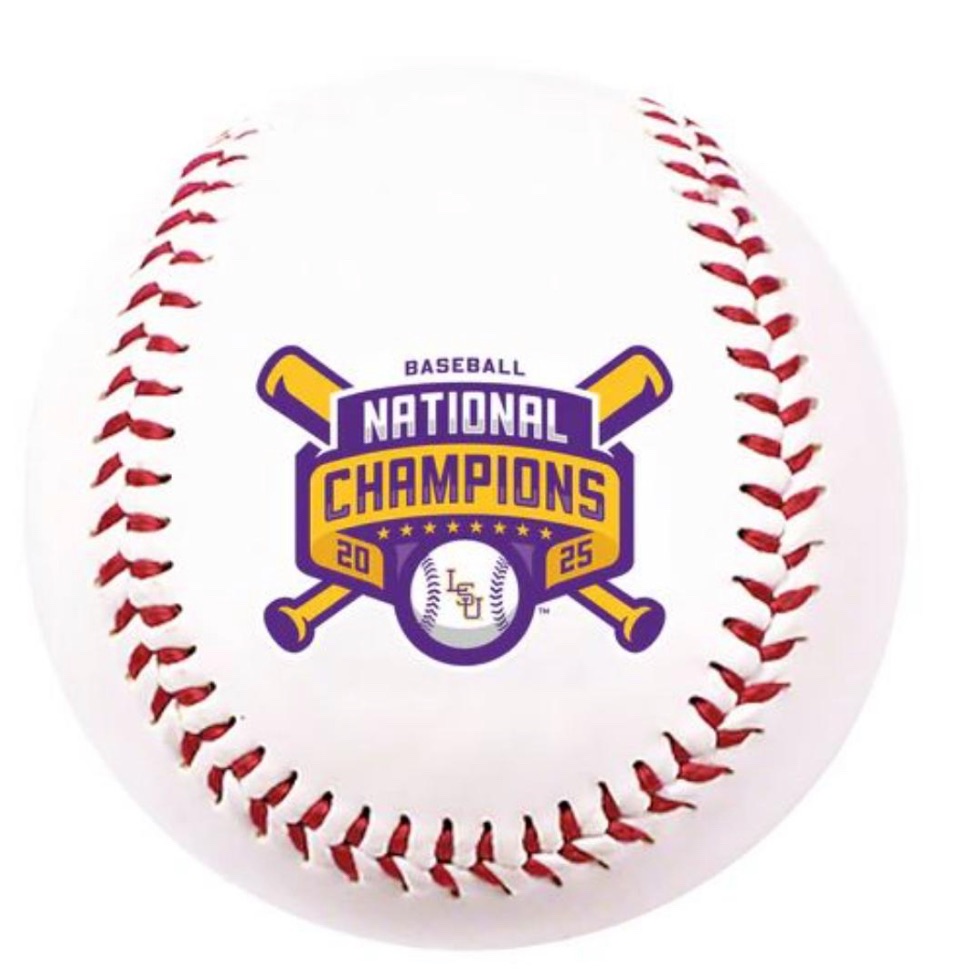 2025 Lsu Baseball National Championship Logo Baseball